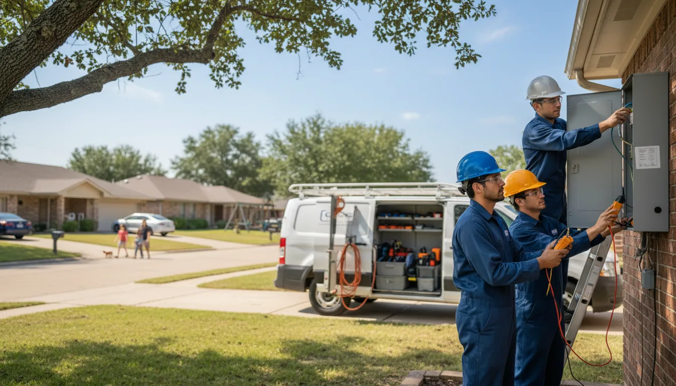 Certified electrician providing emergency electrical services in Godfrey, IL
